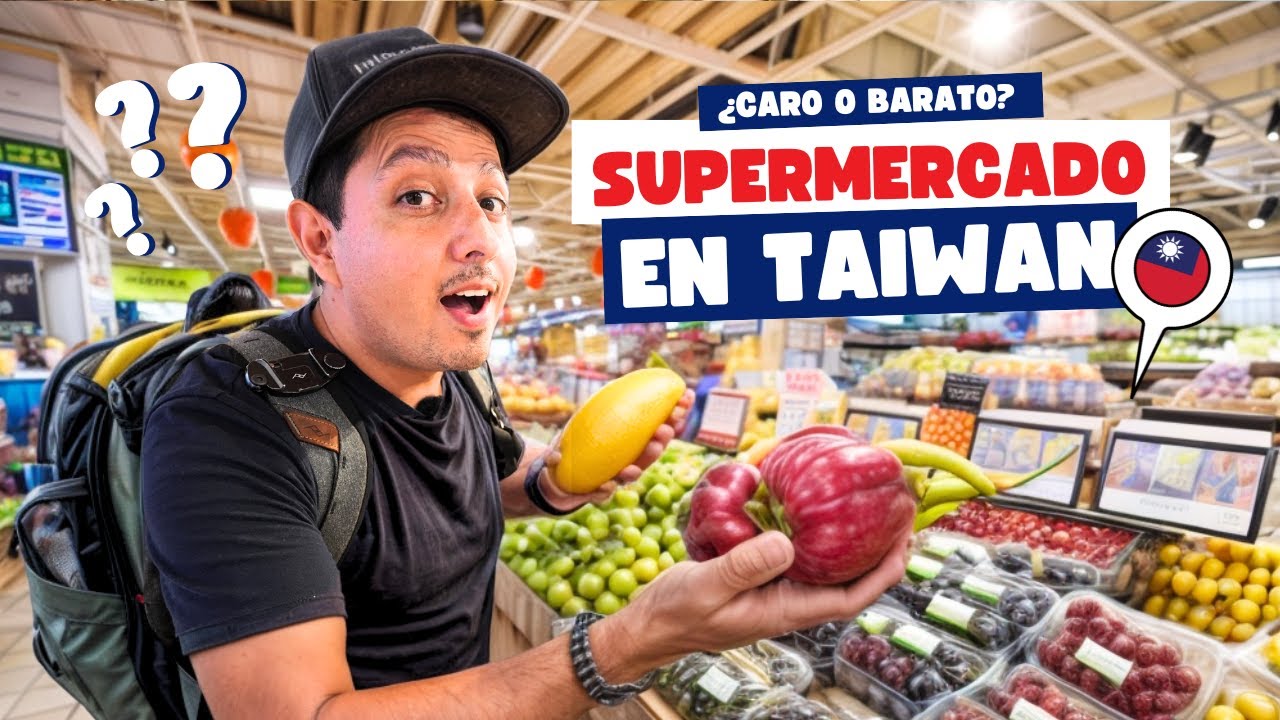 VISITANDO un SUPERMERCADO en TAIWAN ¿Que tan raro es? 🇹🇼😱