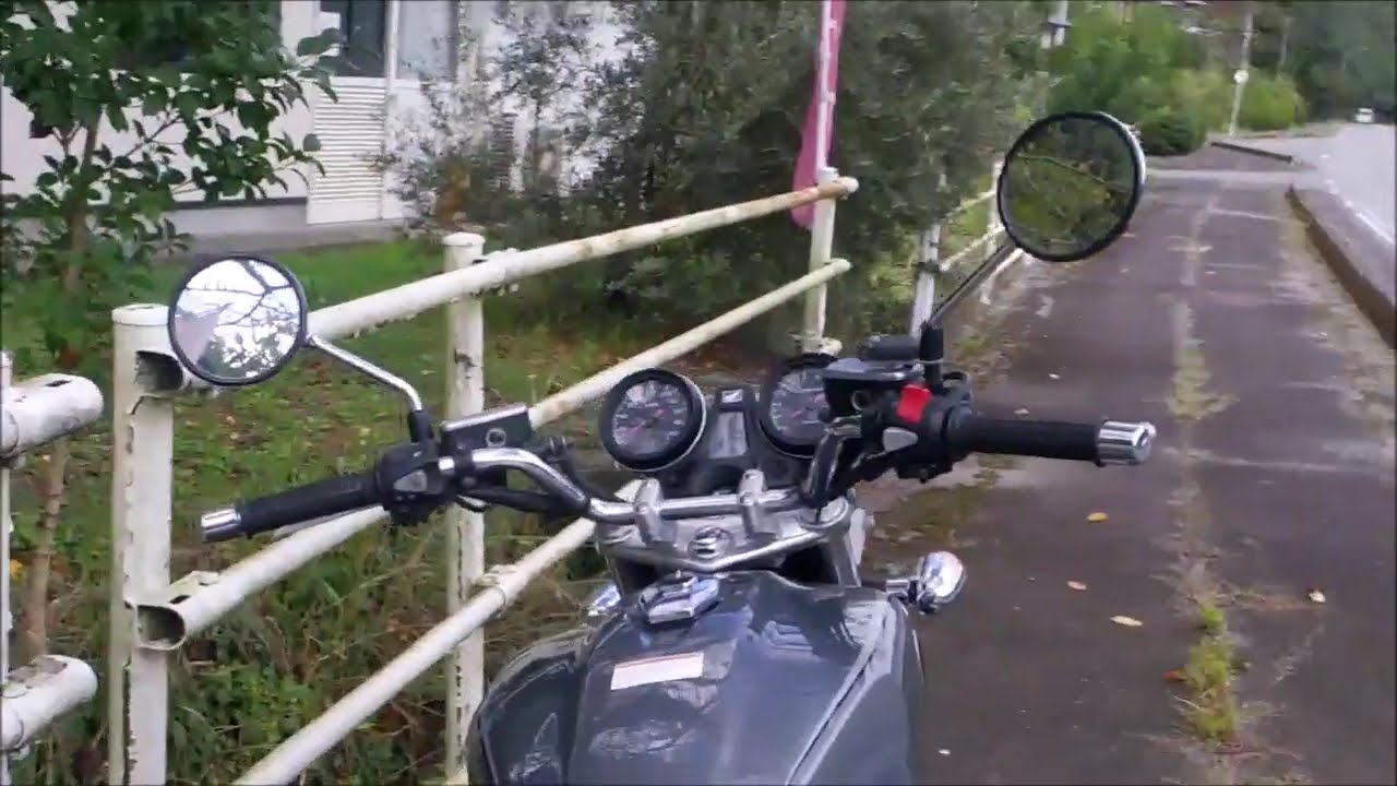 CB1100秋の鬼北路に珈琲の香り　