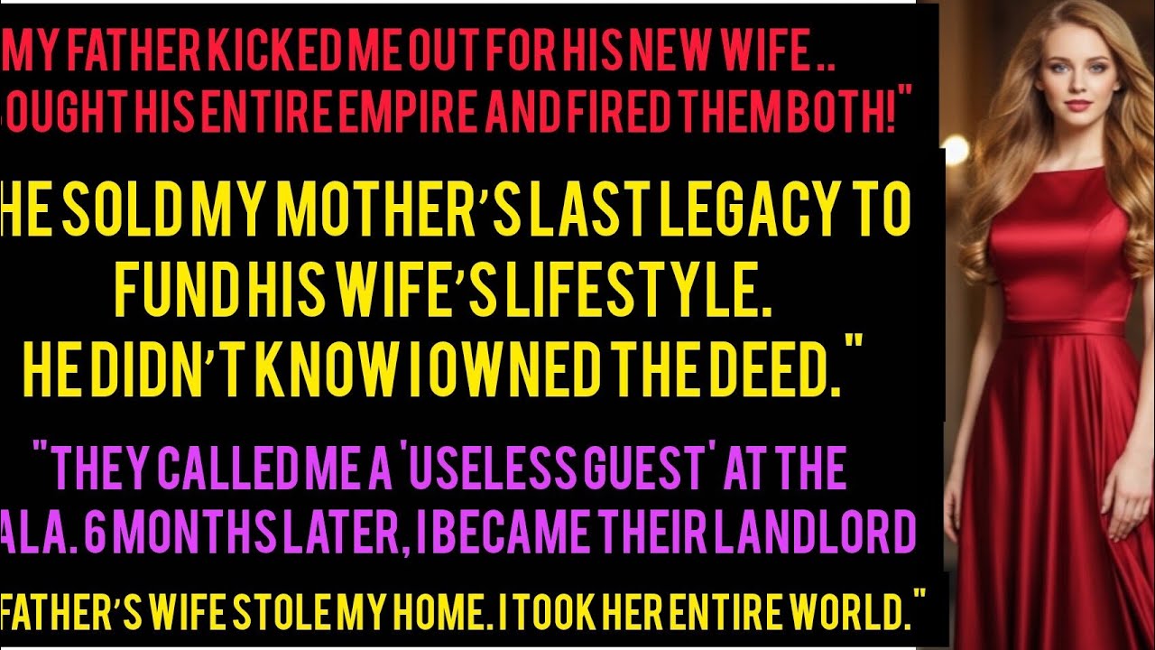 My Dad Kicked Me Out For His New Wife—So I Bought His Entire Empire To Fire Them.