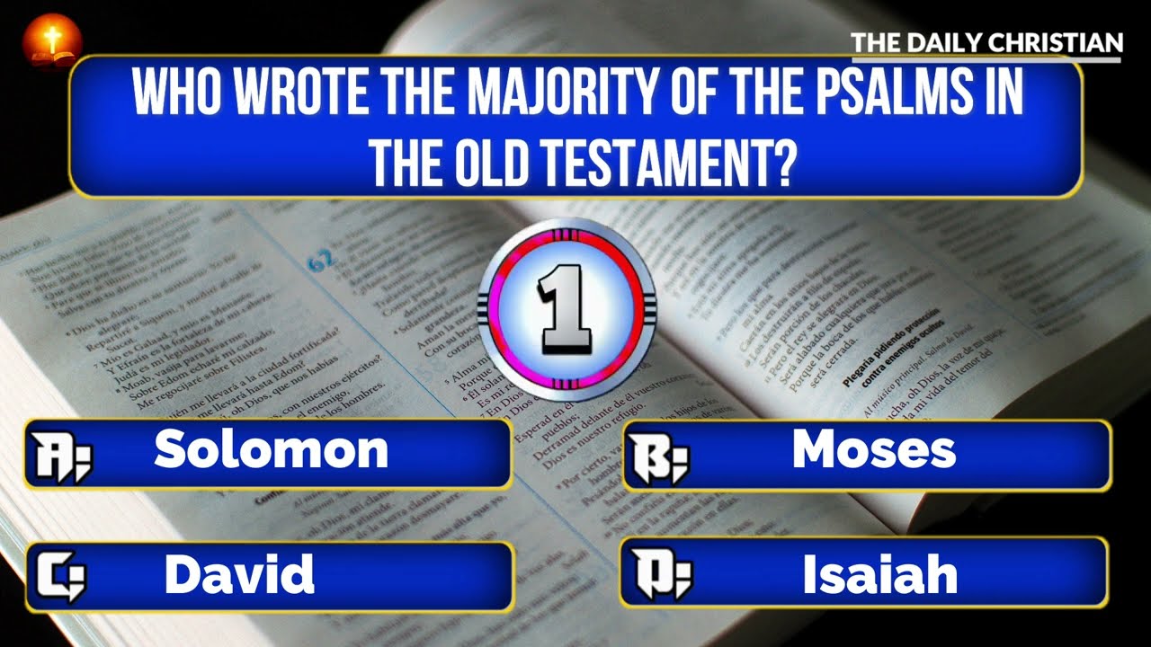 The Ultimate Bible Quiz Challenge (Level 2-Easy Mode) | Bible Quiz With Answers