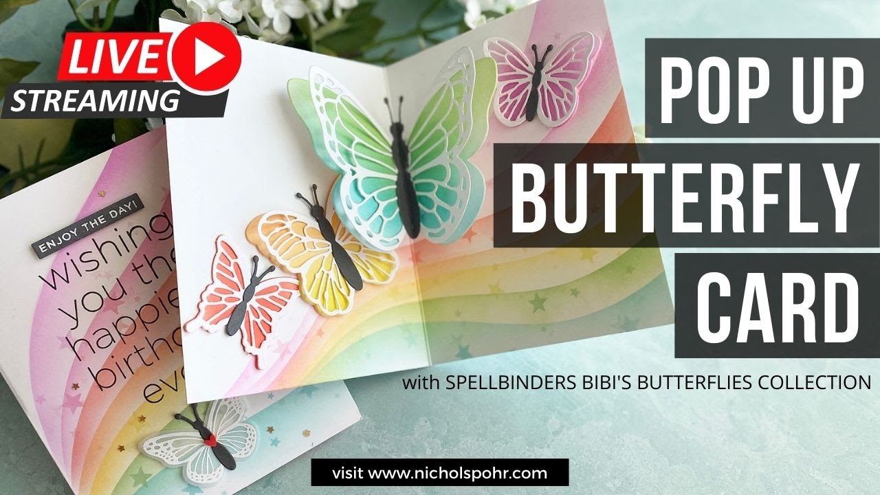 LIVE: POP UP BUTTERFLY CARDS