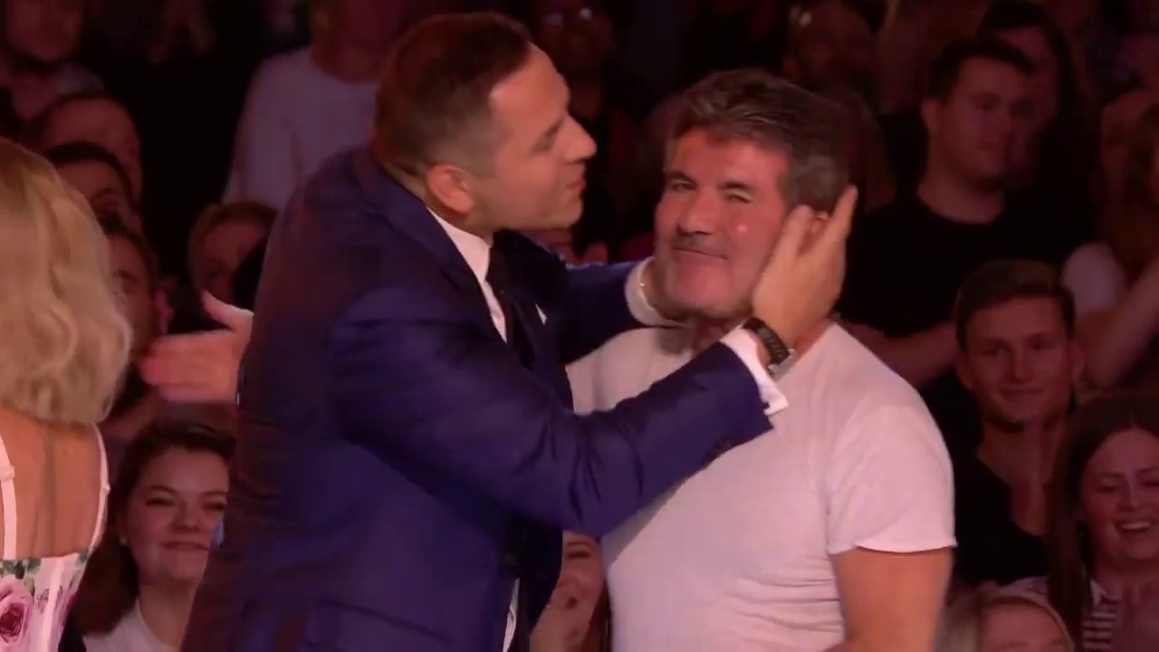 bgt simon cowell Action and david kiss