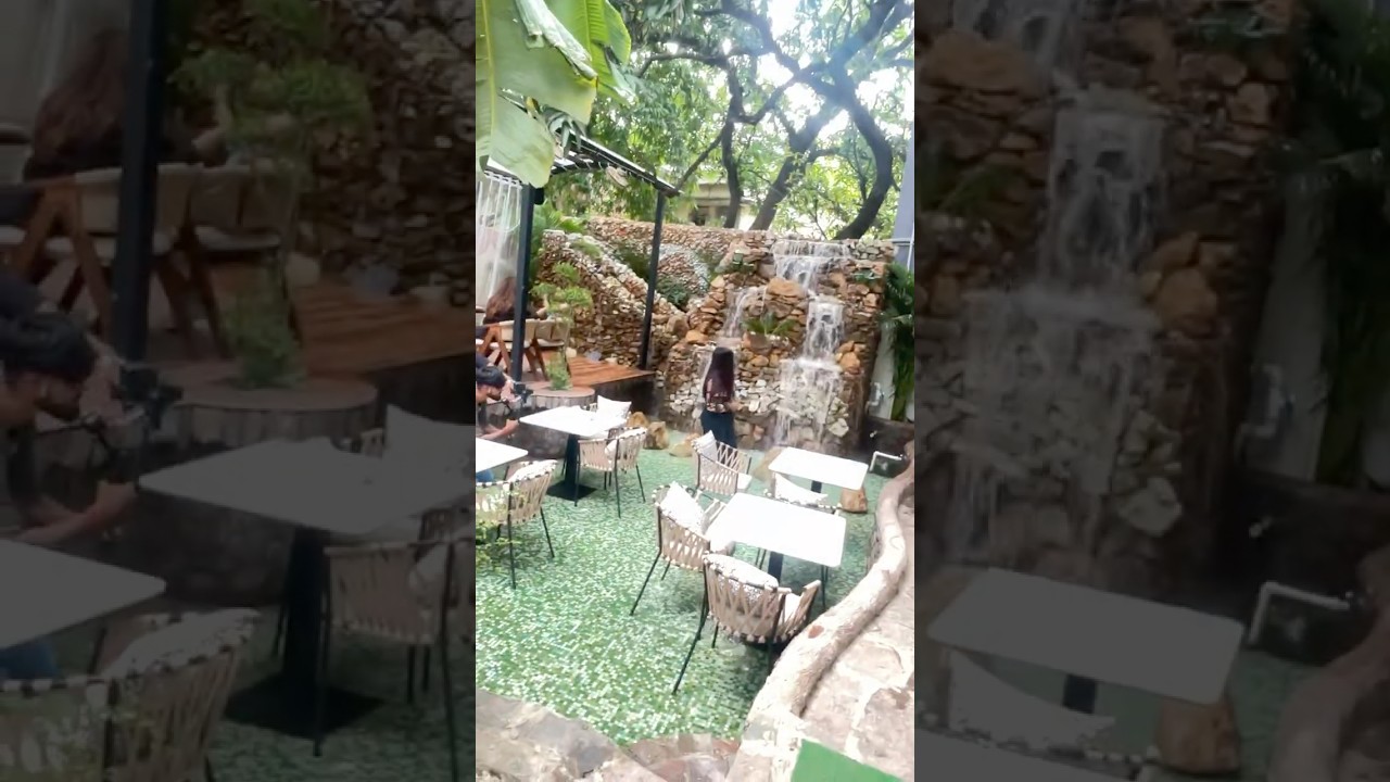Nature&rsquo;s cafe #patna #kankarbagh #cafe#love #restaurant #food #views #fountain #shortsfeed #shorts