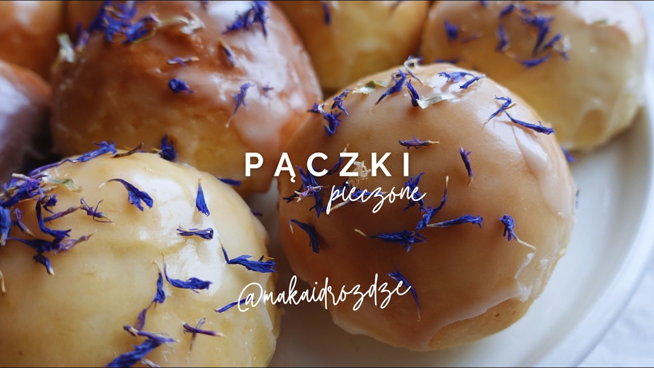 Pączki pieczone - delikatne, mięciutkie, a przede wszystkim FIT