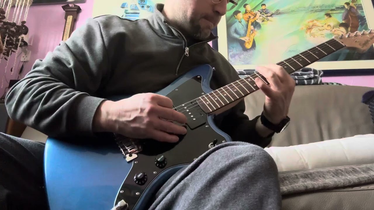 Guitare Squier Affinity Jazzmaster  Lake Placid Blue (sound catalyst 60)