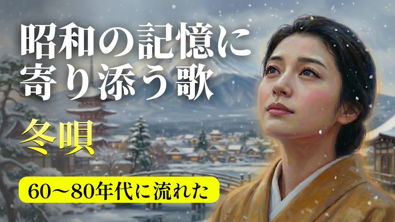 昭和歌謡 名曲メドレー❄️｜60歳以上が愛した懐かしい冬の歌【3時間】」