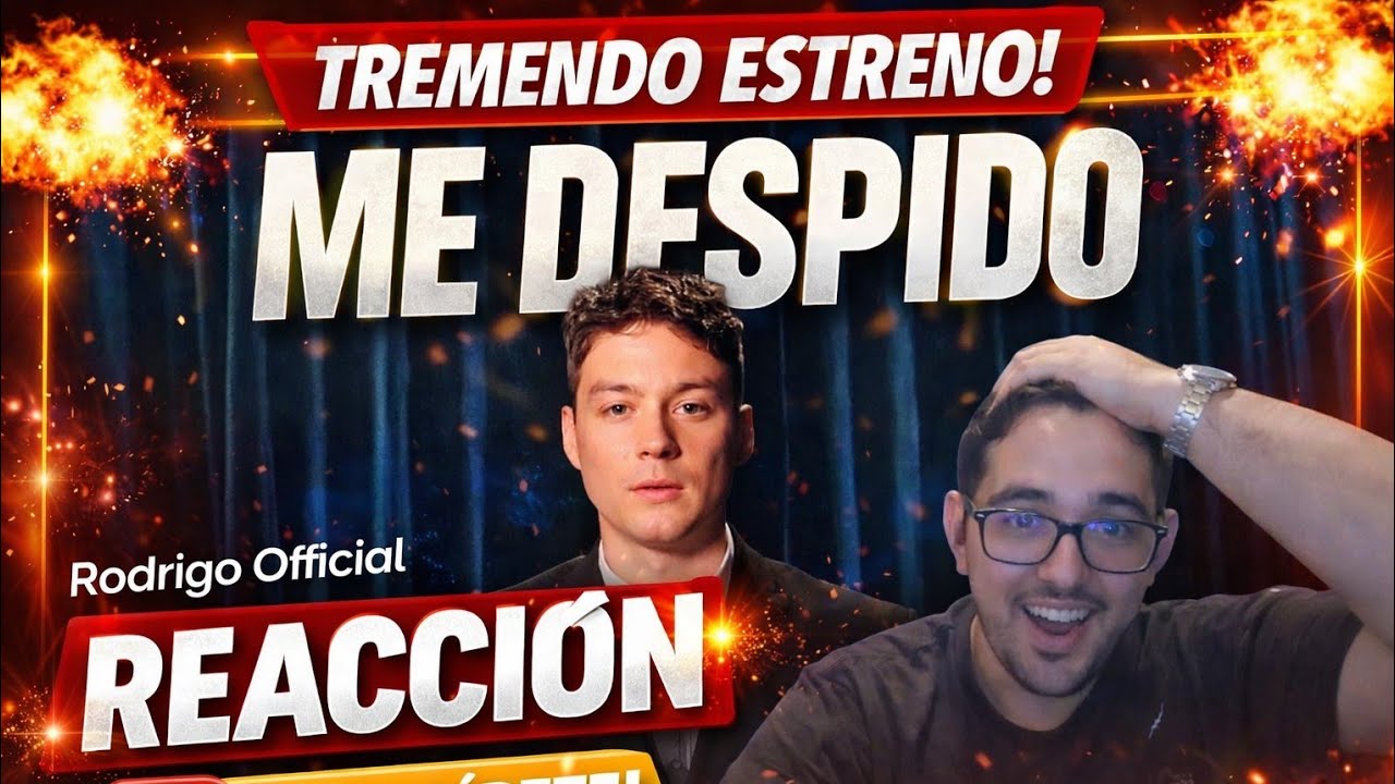 Emanero - Me despido (Official video) - Rodrigo Official - |REACCIÓN 2026|