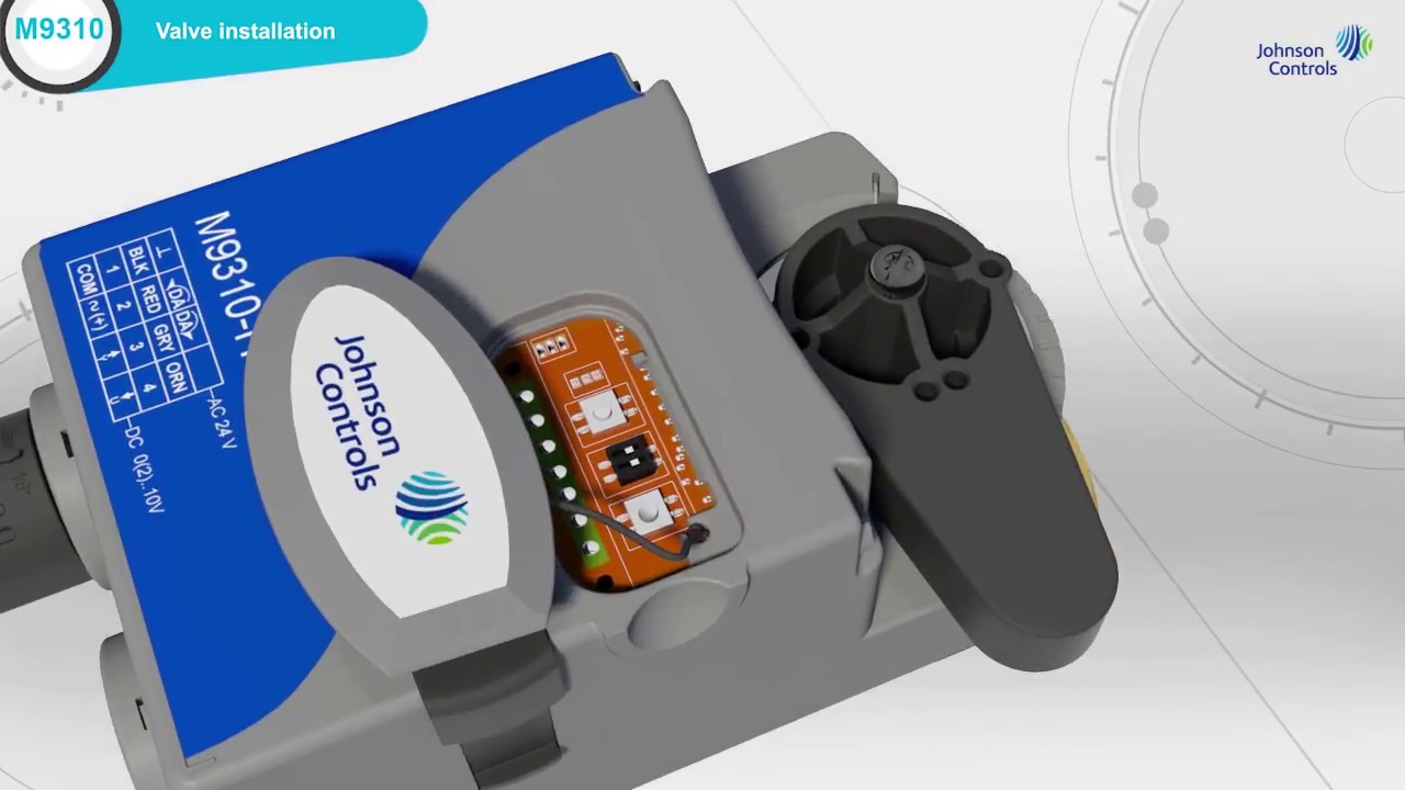 Simple installation tutorial: Johnson Controls M9310 Actuator and Valve