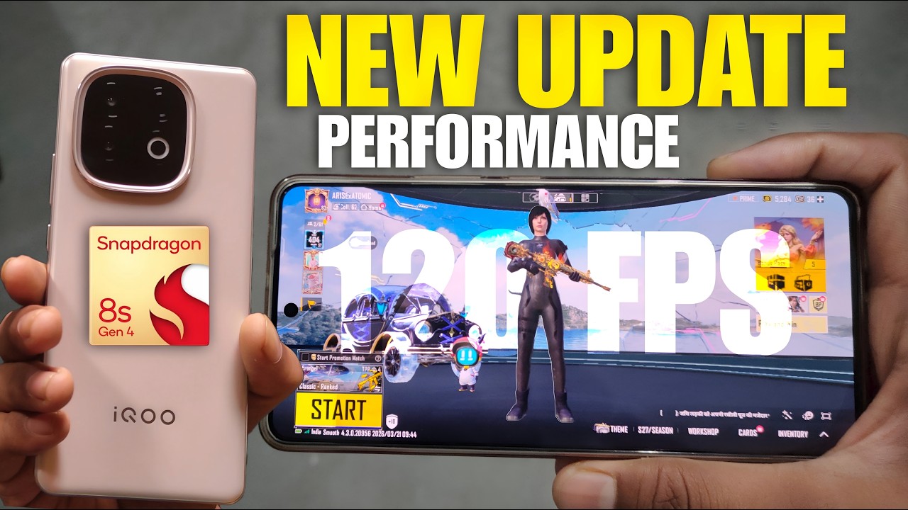 iQOO Neo 10 120 FPS test in BGMI 4.3 Update | Fps Drop | Battery Drain issue