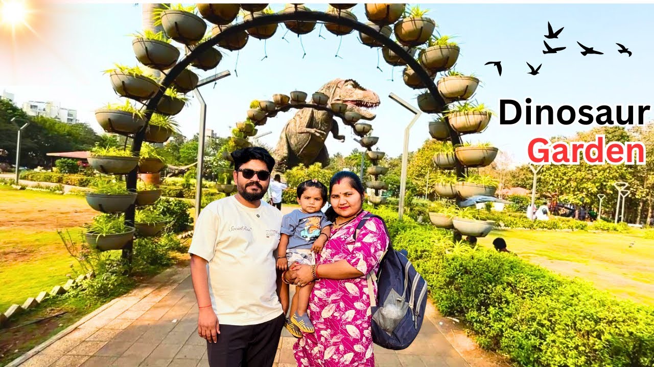 Vedika पहली बार गई Dinosaur Garden Pune 😍 | Full Tour & Masti
