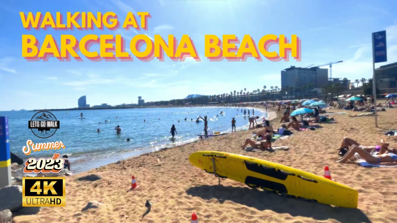 Barcelona Beachfront Stroll summer 2023