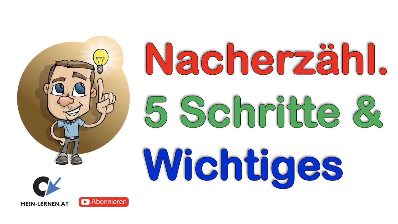 Eine Nacherzählung richtig schreiben