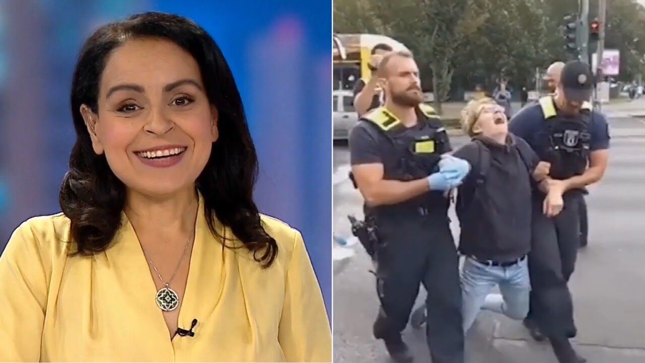 Lefties losing it: ‘Climate cultist’ screams while being dragged from street