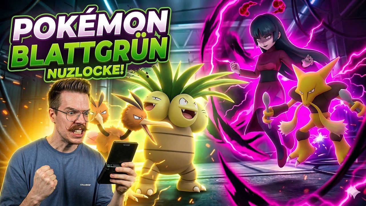 Pokémon Blattgrün Nuzlocke: Sumpforden gegen Arenaleiterin Sabrina!