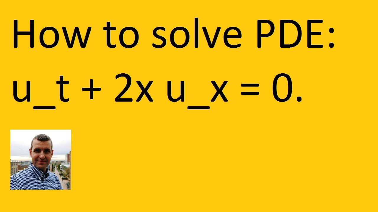 How to solve PDE via directional derivatives