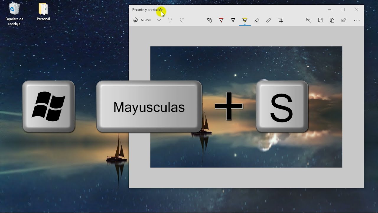 Como hacer una CAPTURA de Pantalla en Windows 10/11 📷