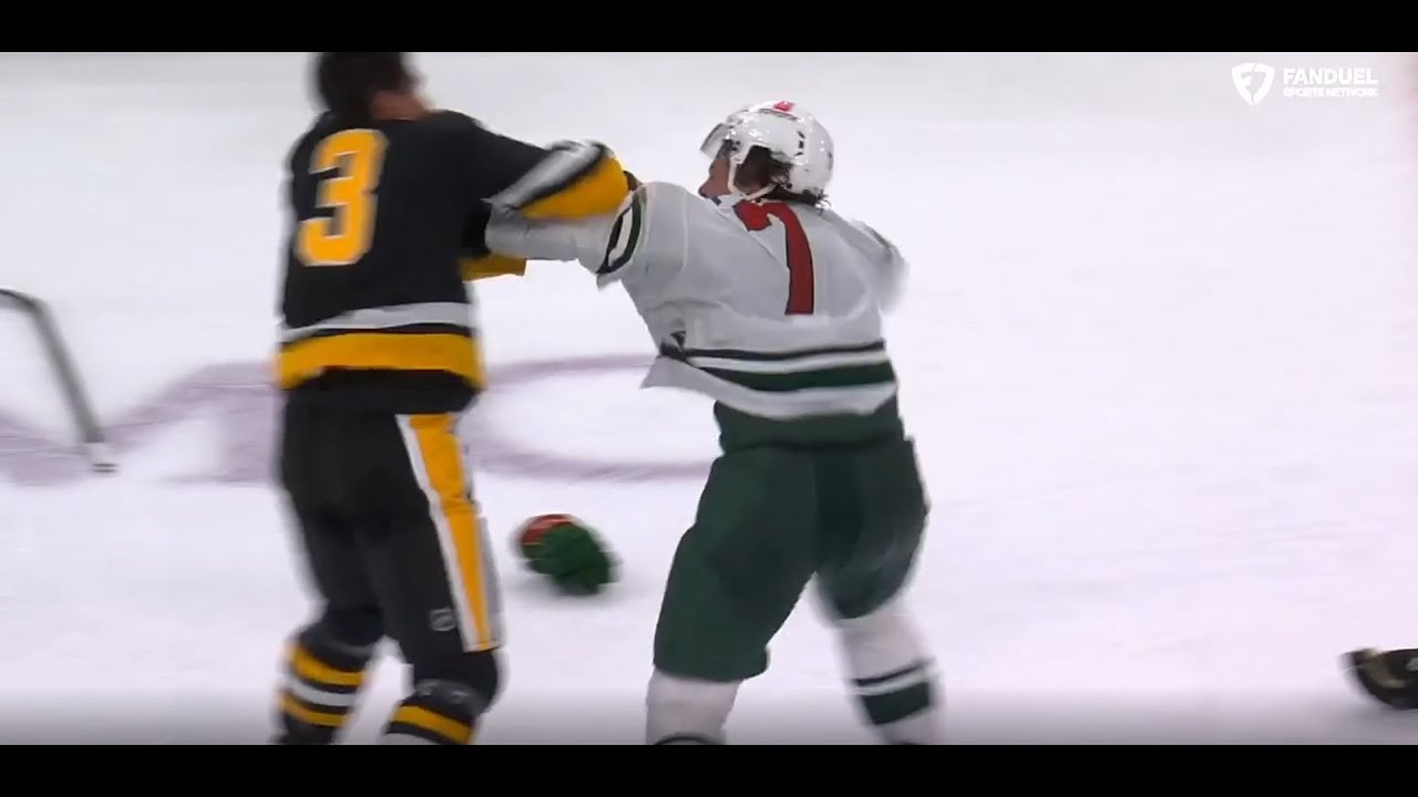 Brock Faber and Jack St. Ivany Drop The Gloves
