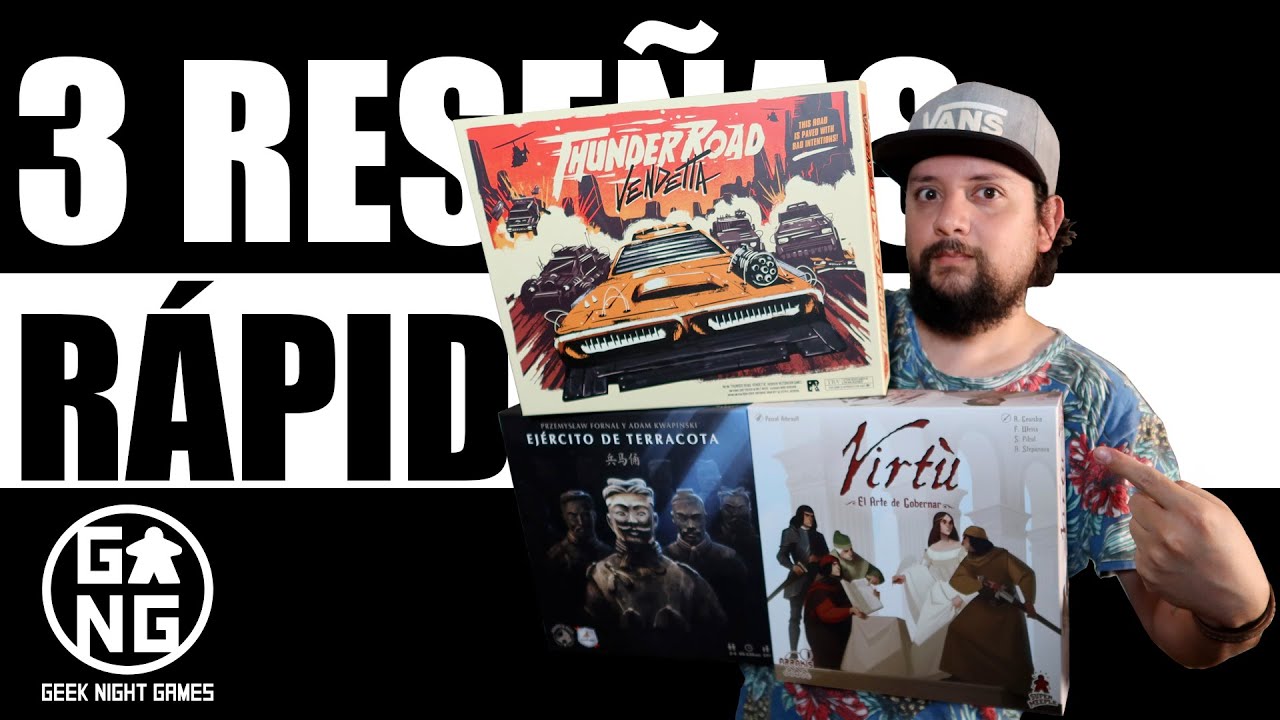 3 Rese&ntilde;as R&aacute;pidas - Terracotta Army, Thunder Road: Vendetta & Virt&ugrave;