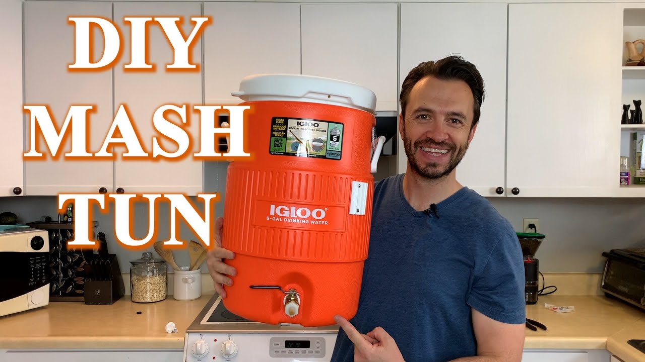DIY Mash Tun for Homebrew All Grain Brewing How to Build a Mash Tun for Homebrew