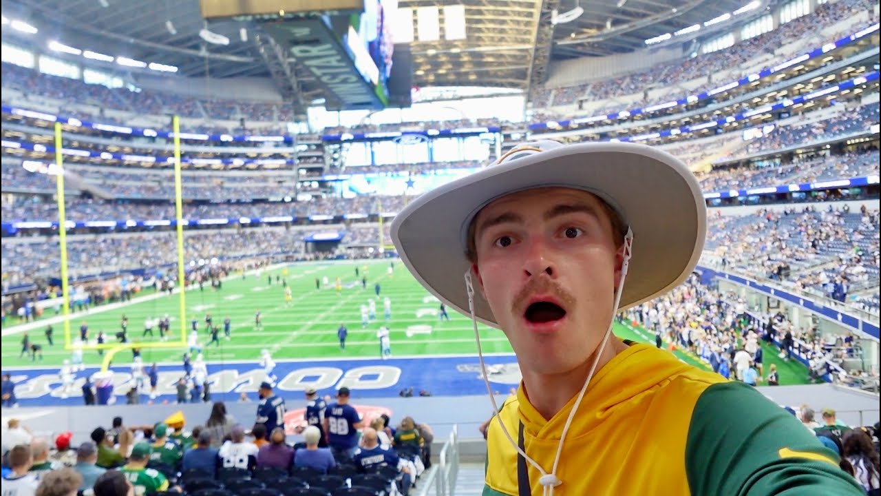 Packers против Cowboys на стадионе AT&T (Моя 24-часовая поездка в Даллас!!)