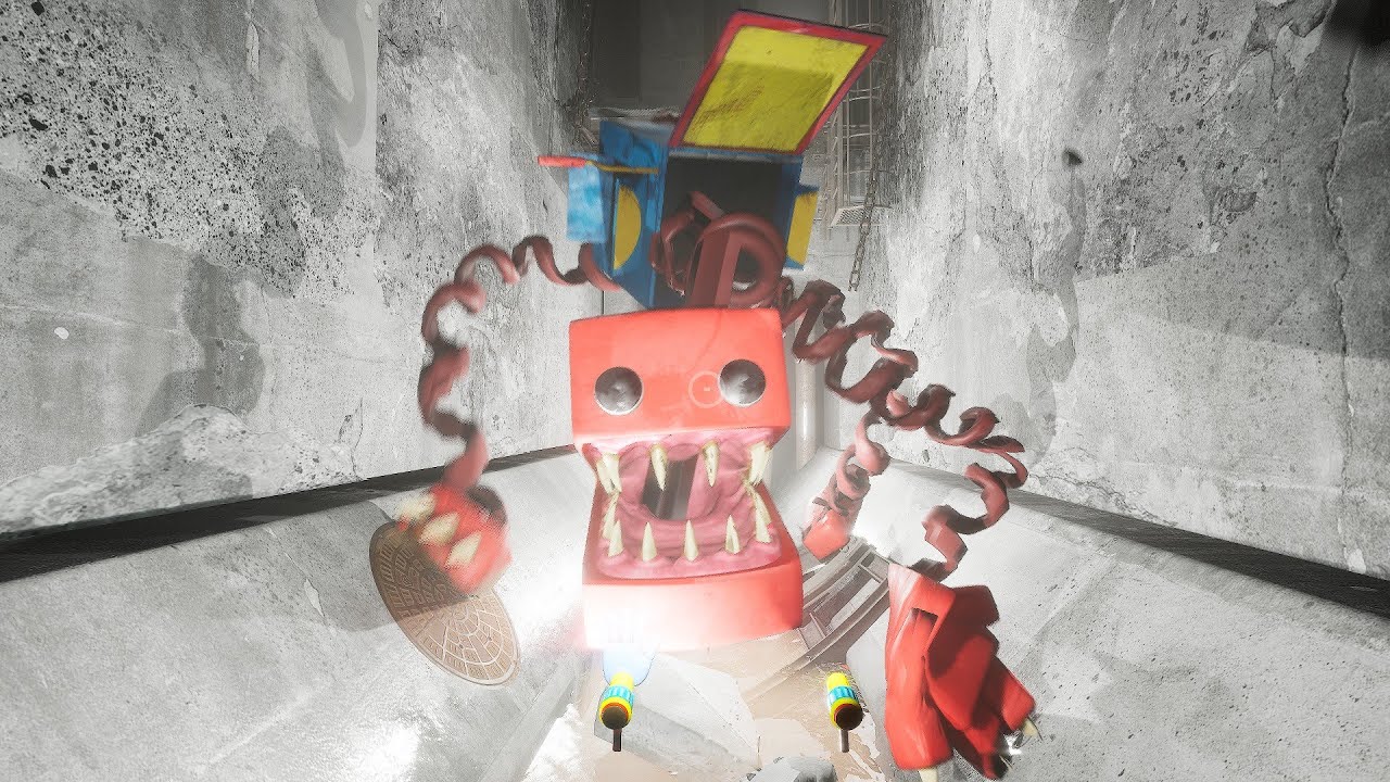 Boxy Boo Chase Scene & Jumpscare - Project: Playtime