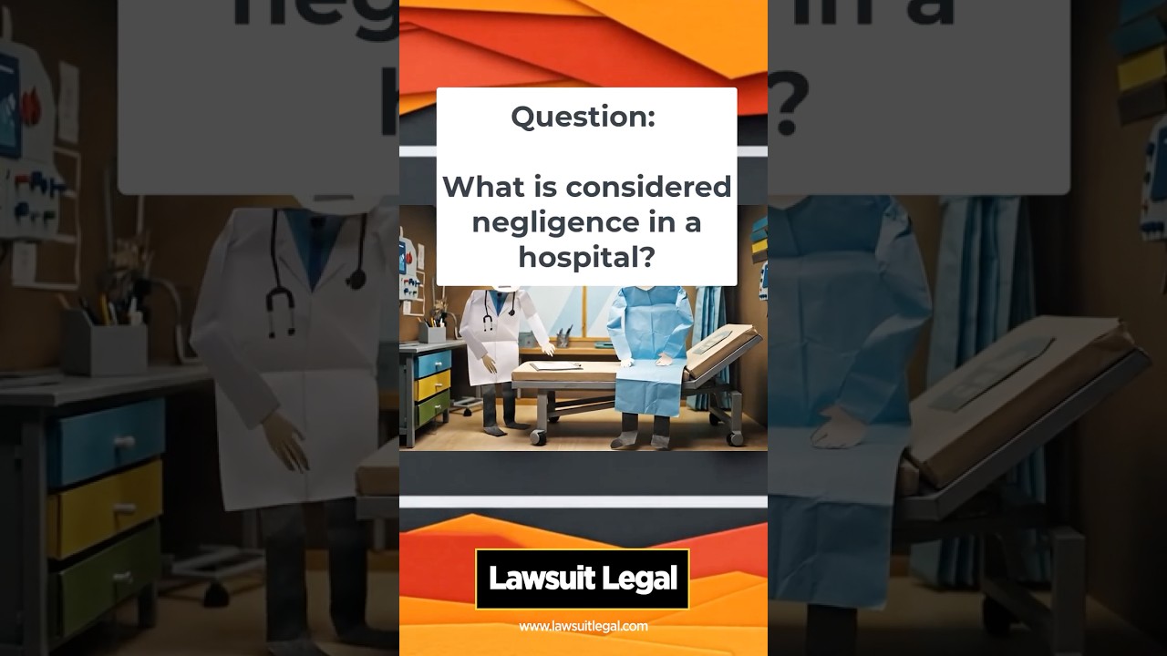 What is considered negligence in a hospital?