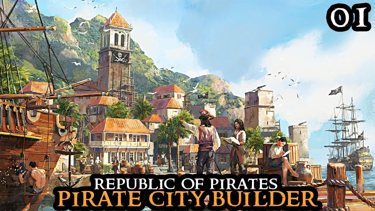 Republic Of Pirates - New CITY BUILDER Anno-Like || FULL GAME Playthrough Strategy Part 01