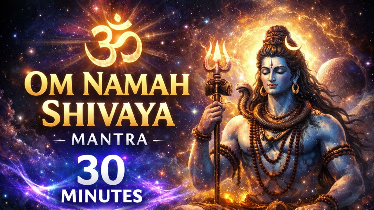 OM NAMAH SHIVAYA Mantra 🌌 30 Minutes | Powerful Shiva Meditation  ANANT BRAHMAND VERSION