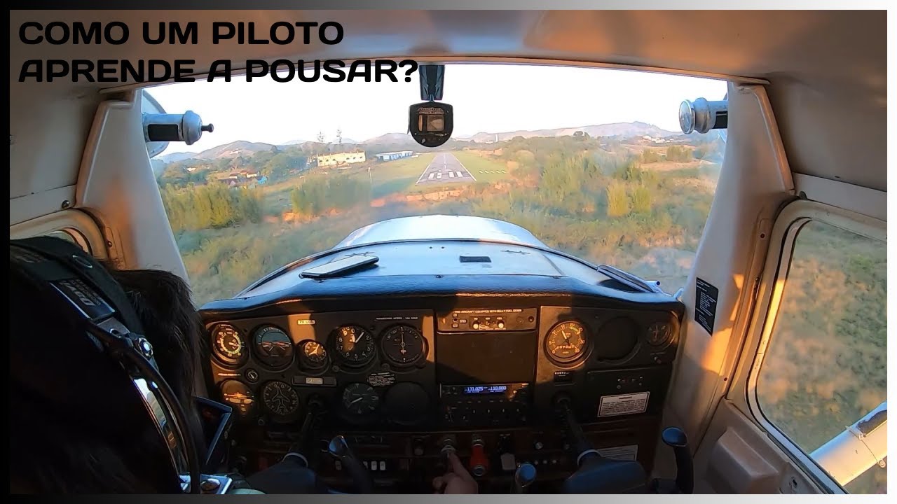 COMO UM PILOTO APRENDE A POUSAR? (PRATICANDO TGL - CURSO DE PILOTO PRIVADO)