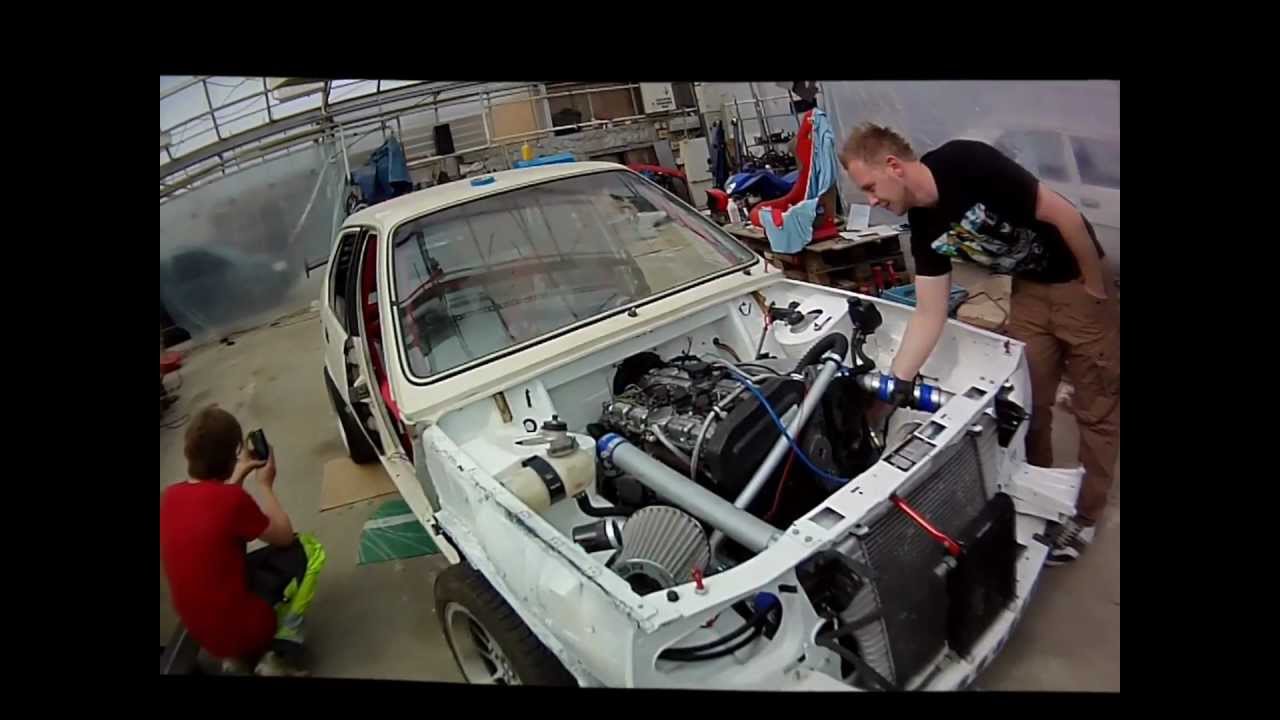 Volvo 360 T5 race car startup