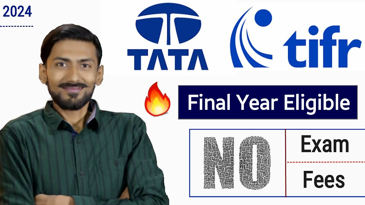 TATA ( TIFR ) recruitment 2024 🔥 Final Year Eligible | ₹ 30,000 + Accommodation | No Exam | No Fees