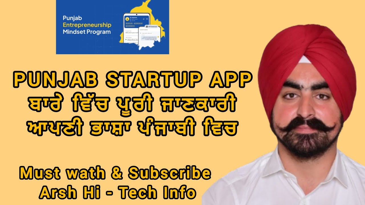Punjab Startup App(Punjab Entrepreneurship Mindset Programhttps Mindset Programme 