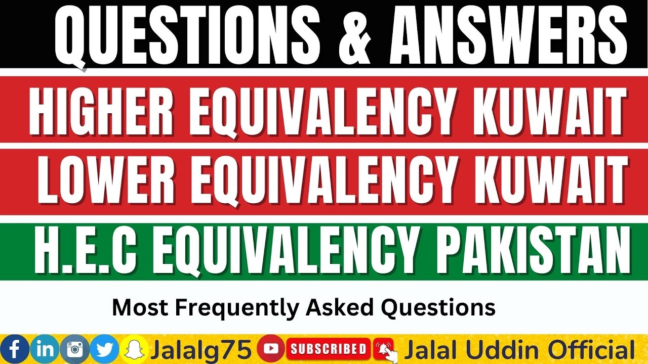 Equivalency | Q&A | Session 2