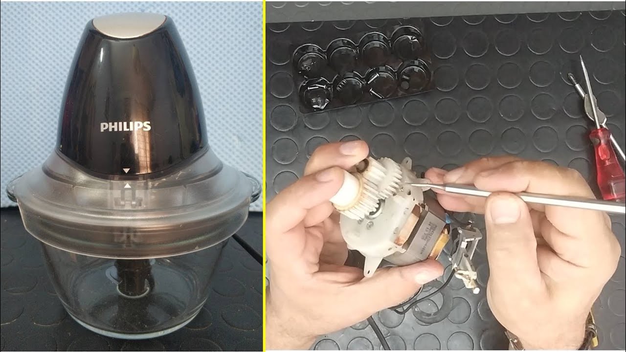 Rondo _ Doğrayıcı Söküm ve Tamiri (Philips HR 1399)