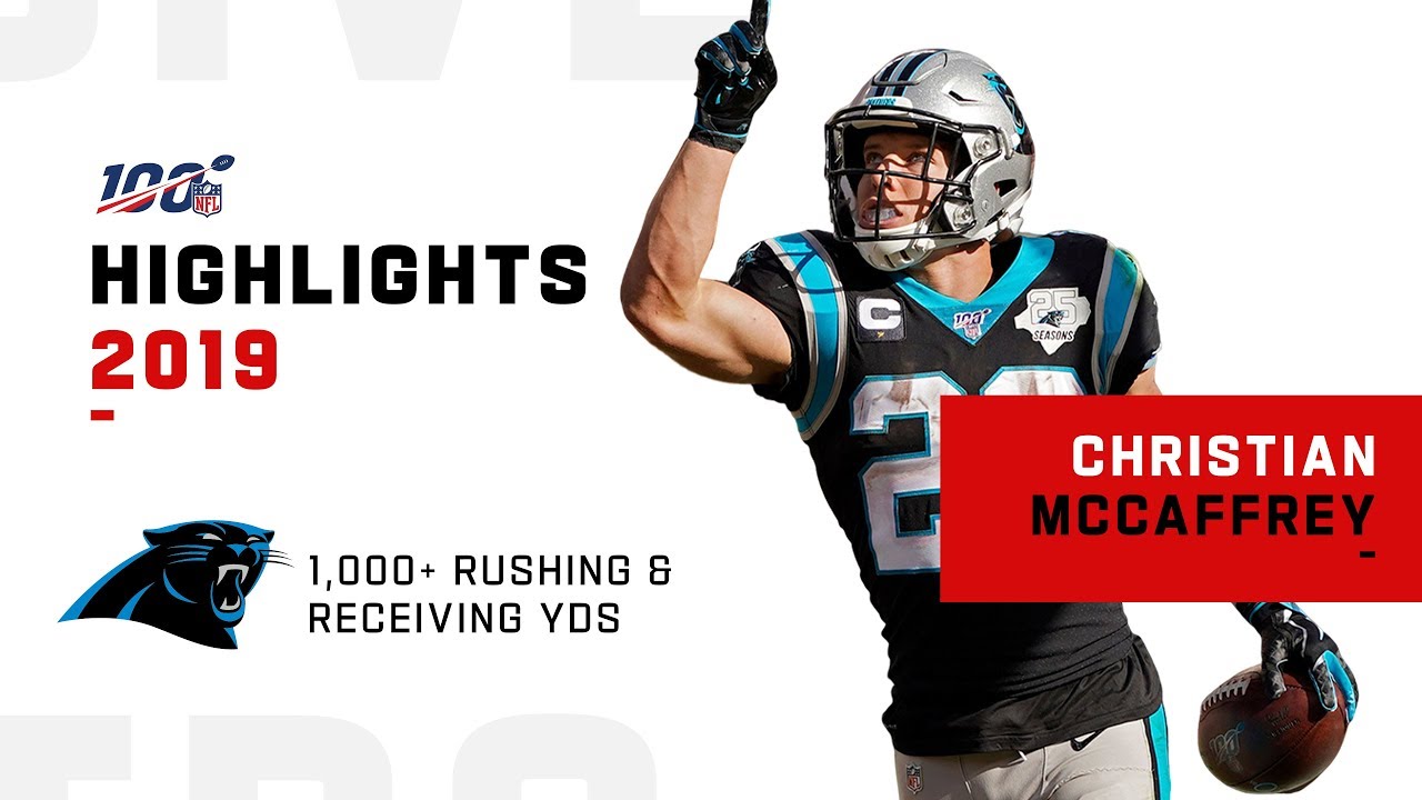 Christian McCaffrey Joins 1K-1K Club | NFL 2019 Highlights