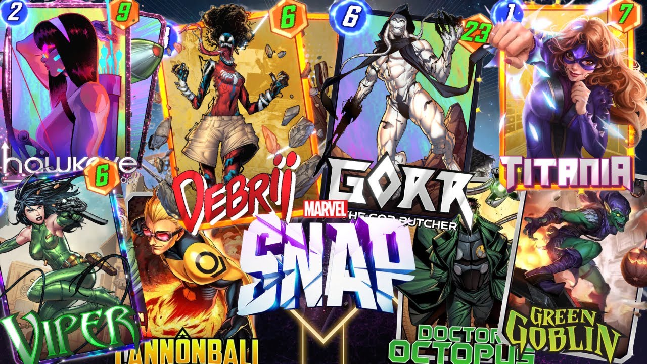 MARVEL SNAP: GORR Clog. TOP deck for laddering