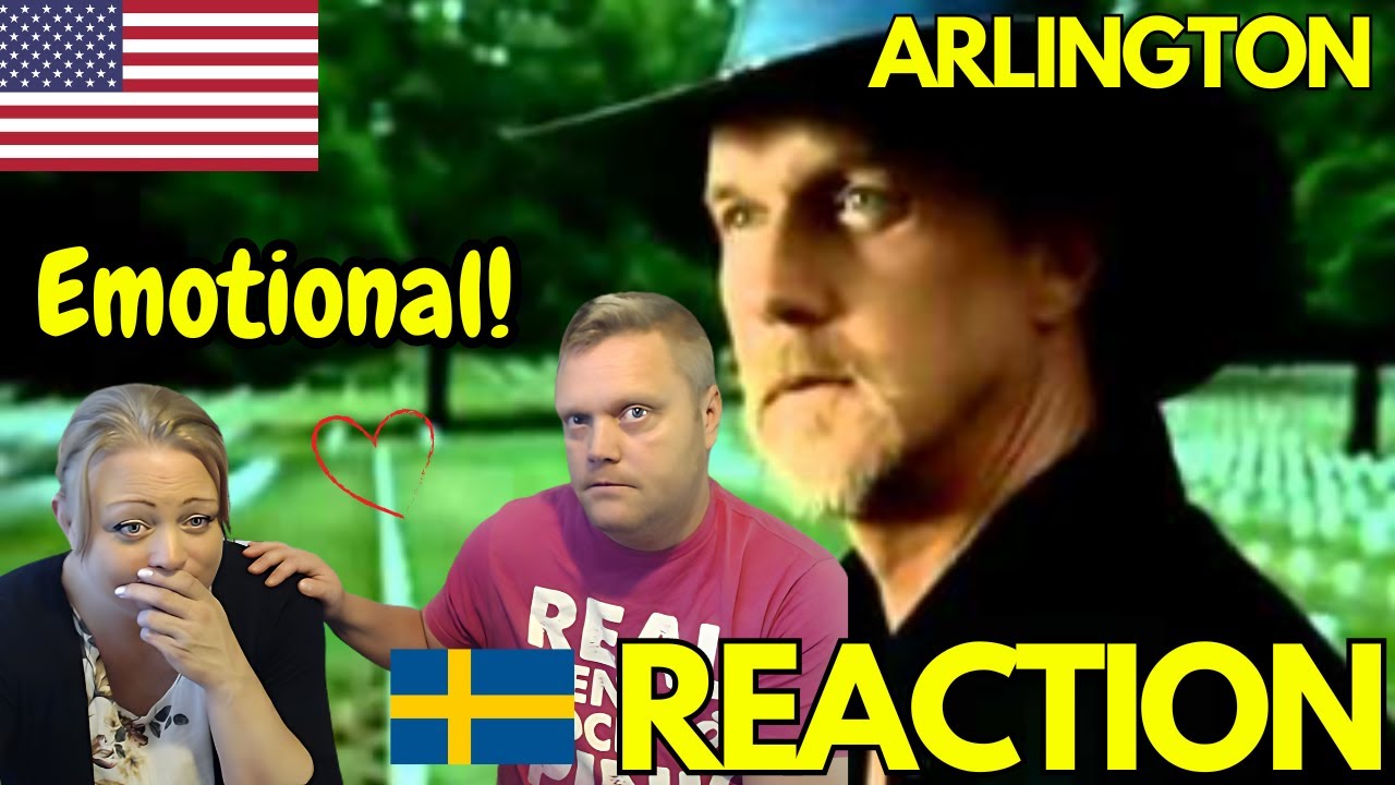 First time!! Swedish couple reacts to Trace Adkins - Arlington. OH my..