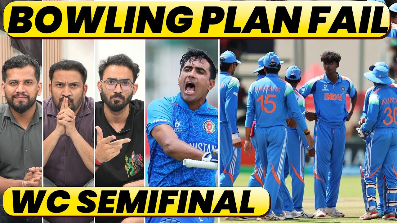 🔴U-19 WC Semifinal: INDIA UNDER BIG PRESSURE..AFGHANISTAN SCORED 300+ | Pak vs Ireland WARM UP