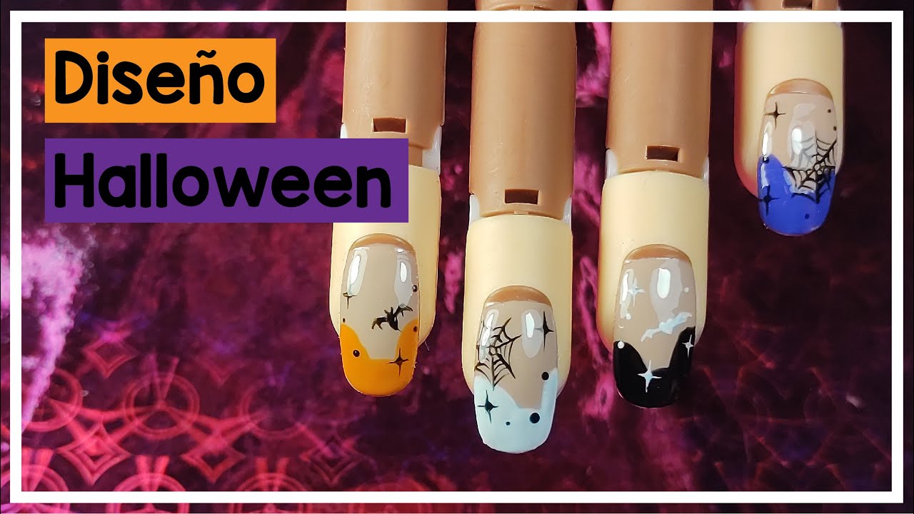 Diseño de UÑAS para HALLOWEEN