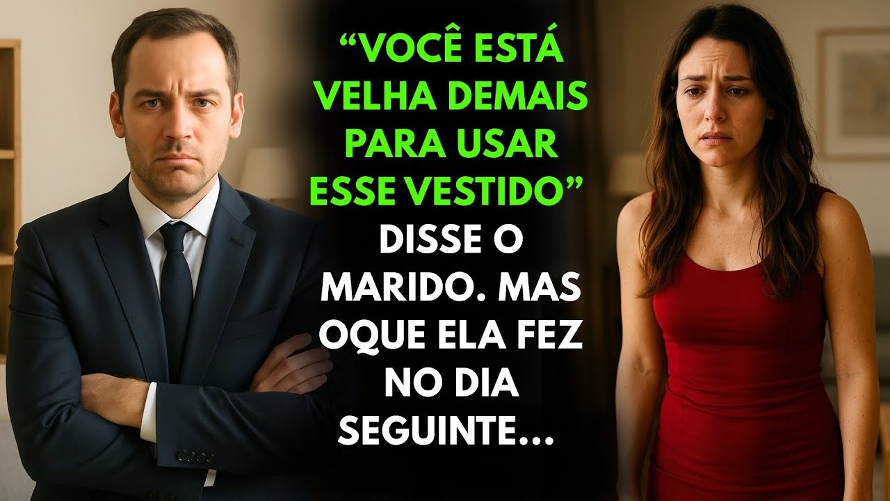 Você Já Está Velha Demais para Usar esse Vestido”, Disse o Marido a Esposa  Mas, no dia seguinte