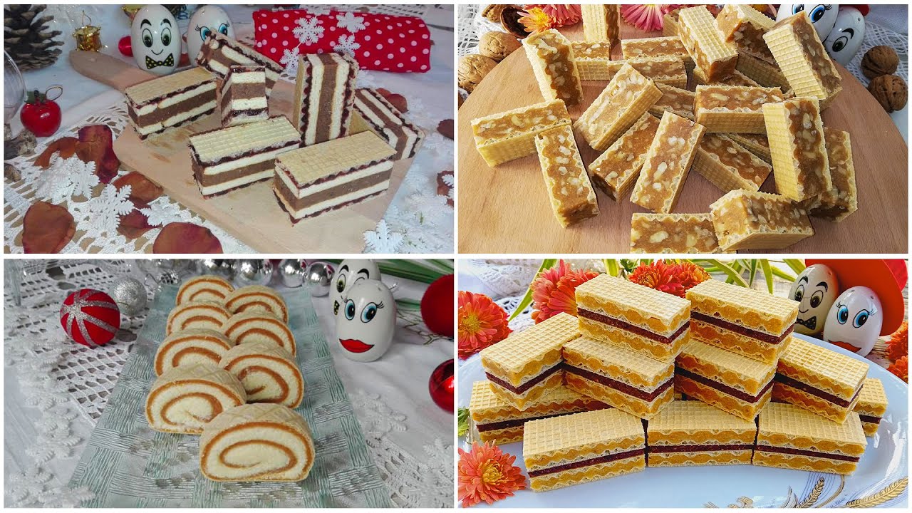 TOP 4 vrste kolaca od jedne oblande / karamel, grilijas, rolat i vocna sarena