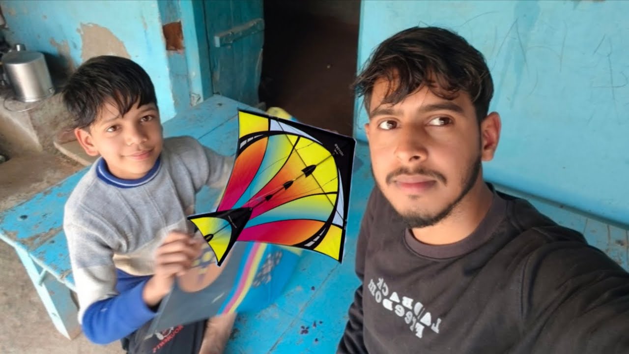 Kite with repair 😄😄🪁🪁