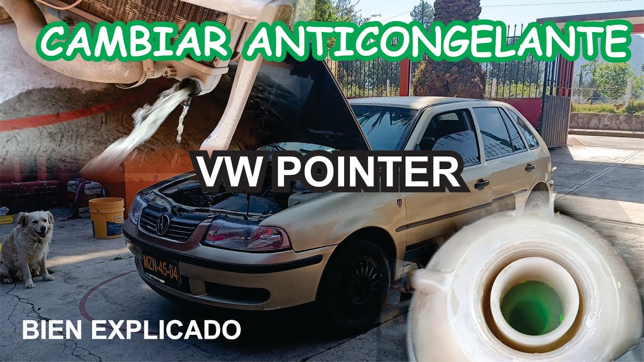 Cambiar anticongelante VW Pointer, Gol g3, video completo