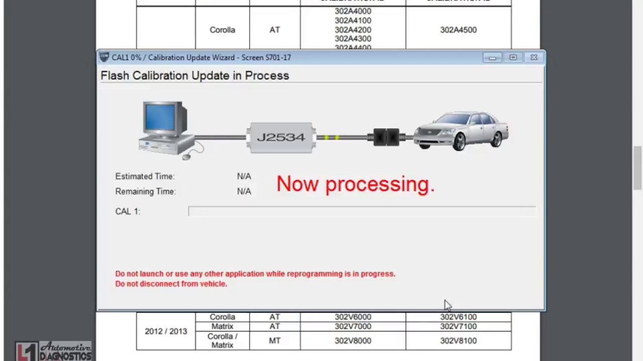 Перепрограммирование Toyota PCM с помощью устройства J2534
