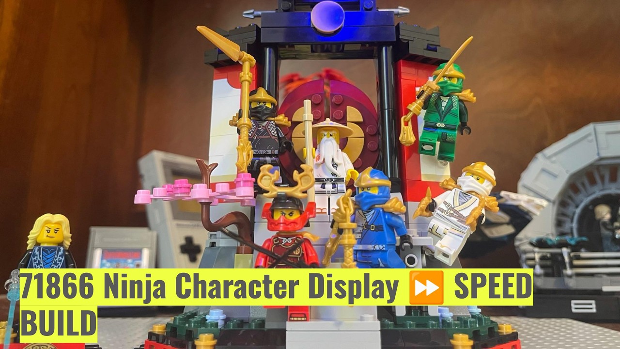 Lego Ninjago 71866: Ninja Character Display ⏩ Speed Build!