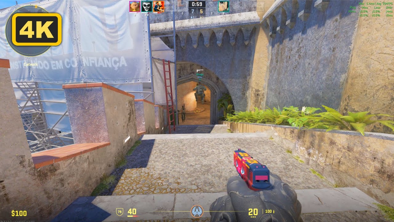 Counter-Strike 2 – Palacio Bomb Defusal [No Commentary | 4K 60FPS]
