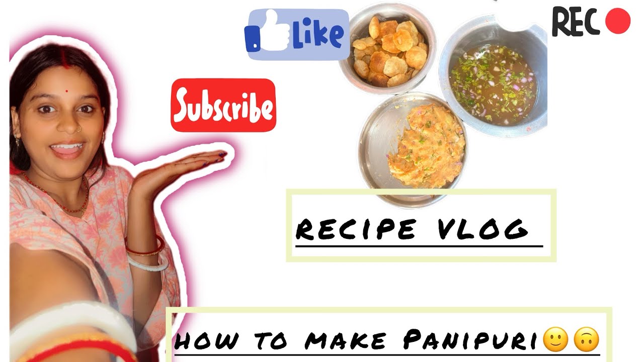 How to make Panipuri recipe🤤🙃|| interesting blog recipe❤️🤤