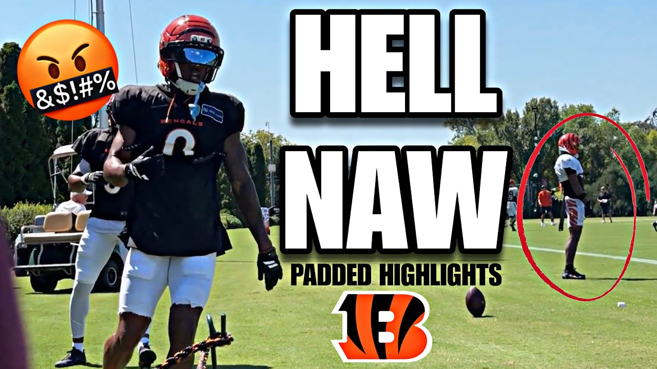 Bengals Defense CHIRPS AT Ja&rsquo;Marr Chase & Offense @ SECOND PADDED Practice DAY 7 HIGHLIGHTS + MORE!