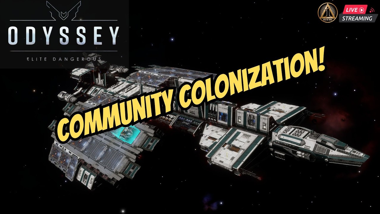 Community Colonization Together: Making a Delta Quadrant in Elite Dangerous! | LIVE