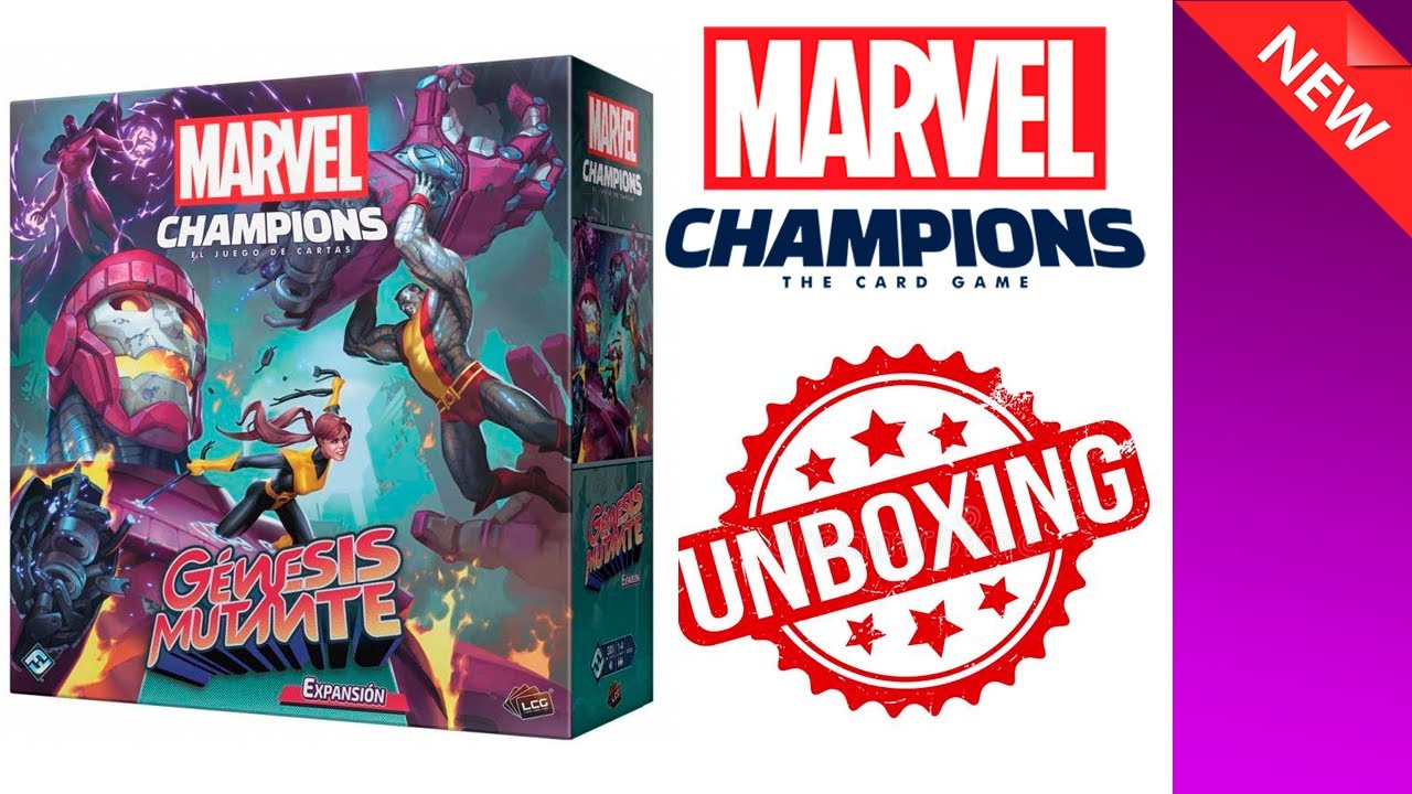 MARVEL CHAMPIONS | Unboxing Génsis Mutante!